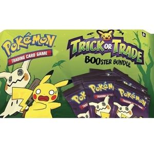 Halloween Pokemon BOOster Trick Or Trade Cards New Sealed 5 Sets Of 10 Pack